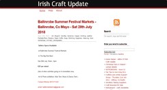 Desktop Screenshot of irishcraftupdate.com